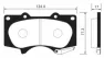 Колодки тормозные передние Sangsin Brake SP2033  