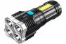 Фонарь Ultraflash LED51525 аккумуляторный 4В, 4LED/COB, 3 Вт, 4 режима, Micro USB