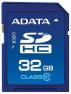 Карта памяти ADATA SD HC 32GB class10
