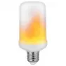 Лампа светодиодная HOZOR ELECTRIC имитация пламени 5W1500K E27 100-250V Fireflux