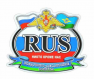Наклейка "RUS - ВДВ" 125*150 мм /цветной/ /1-180/