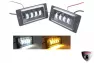 Фары противотуманные 2111-LED4 YW для а/м ЛАДА-2110-2115 двухцветные бело-желтые (компл. 2шт)