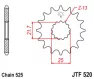 Звезда цепного привода JTF 520 16