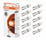Лампа накаливания OSRAM 2721 12V W1.2W (уп. 10шт)