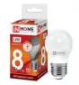 Лампа светодиодная LED-A60-VC  8Вт 230В 6500К 720Лм E27 IN HOME 016.5116