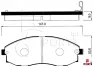 Колодки тормозные SANGSIN BRAKE SP1099