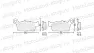 Колодки дискового тормоза Honda LEAD, №17 (MCB575)