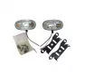 Фары противотуманные DLAA LA-910 W 12V 55A H3 /белые/ корпус металл 82*41*51мм (компл. 2шт)