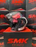 Мотошлем открытый SMK GTJ LIBERO, белый/бордовый/синий (L)