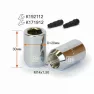 Гайка открытая M14X1,50Х30 конус 6 гранник ключ 