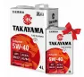 Масло моторное синтетическое TAKAYAMA Adaptec SAE 5W40 API SN/CF, ACEA A3/B4 4л ЖБ АКЦИЯ 4+1