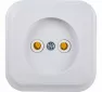 Розетка BYLECTRICA Пралеска 1 гнездо без заземления 16А IP20, белая
