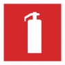 Знак пожарной безопасности "Огнетушитель"200*200 мм Rexant 560051
