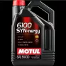 Масло моторное синтетическое MOTUL 6100 SYN-nergy 5W30 SL/A3/B4 4л