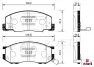 Колодки тормозные передние Sangsin Brake SP1433