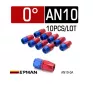 Фитинг EPMAN AN10/прямой/черный