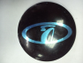 Стикер LADA D-70 алюминиевый сферический (на дв алюминиевый плоский (на двухстороннем скотче) 