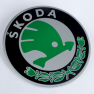 Стикер SKODA D-54 алюминиевый сферический (на двухстороннем скотче) зеленый