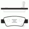 Колодки тормозные дисковые задние SANGSIN BRAKE SP1568