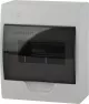 Бокс ЩРН-П-8мод настен пласт бел (дв.прозр) IP41 SIMPLE ЭРА