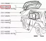 Стекло ветровое для а/м ВАЗ 2121 с солнцезащитной полосой 