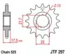 Звезда цепного привода JTF 297 15