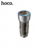Адаптер HOCO NZ8 USB+Type-C (быстрая зарядка) /коричневый/