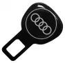 Заглушка для ремня безопасности /метал./ с логотипом AUDI (1шт)