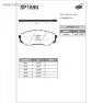 Колодки тормозные SANGSIN BRAKE SP1690