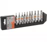 Набор головок вставка TORX T8-T45 (DR1/4"; 10пр; холдер) BERIL 701410