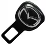 Заглушка для ремня безопасности /метал./ с логотипом MAZDA (1шт) 