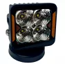 Прожектор 20W 80x80mm чип OSRAM P8 габарит двухцветный: белый+оранжевый WLH373
