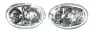 Фары противотуманные JH-1200 C /белые 12V 55A H3 (компл. 2шт)