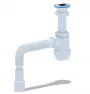 Сифон АНИ Грот 1 1/2"* 40 с гибкой трубой 40х40/50