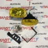 Фары противотуманные JH- 55 Y /желтые 12V 55A H3/ корпус металл (компл. 2шт)