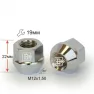 Гайка открытая M12X1,50Х22 конус 19 ключ