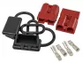 Клемма силовая кольцевая Aura BTP-QD8R, 8AWG/8мм2, красные 2шт.
