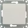Выключатель GLOSSA 1-клавишный, сх.1, 10АХ, механизм, белый
