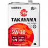 Масло моторное синтетическое TAKAYAMA Adaptec SAE 5W30 GF-6A SP (Ж/Б) 4л*