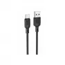 Кабель BOROFONE BX113 USB+Type-C 3А 1м черный