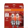 Лампы галогенные Osram EUROBOX H4 12V 60/55W 64193NBS-2HB P43t +100% (компл. 2шт)