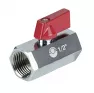Кран шар. MINI VALFEX ВР1/2"хВР1/2" НИКЕЛИРОВАННЫЙ
